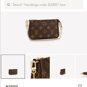 Authentic Mini Pochette Louis Vuitton